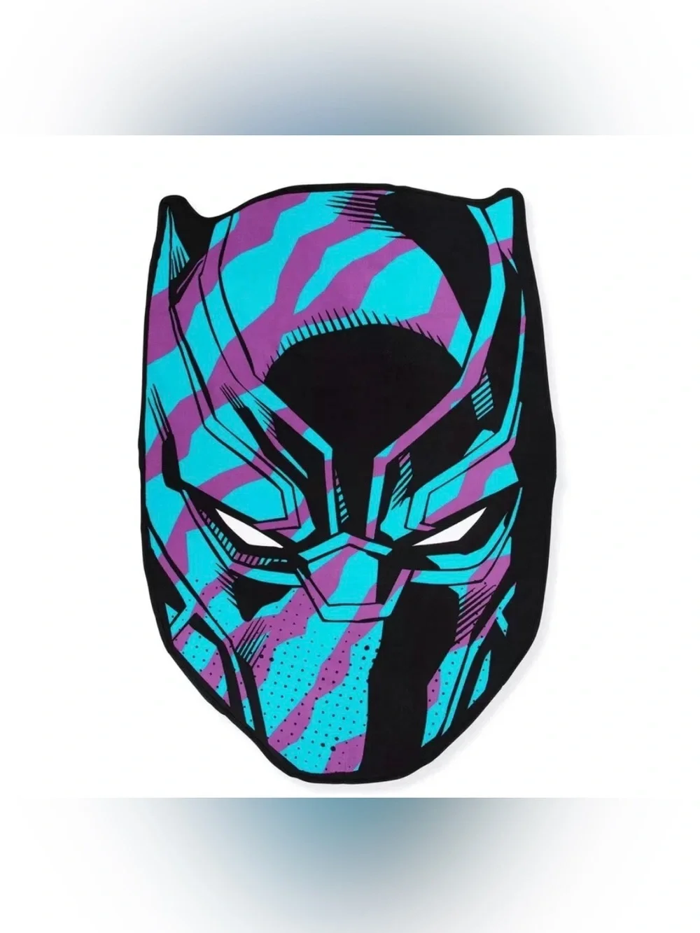 New SET AVENGERS Black Panther Shaped Beach Towel Large  Kids Bath Travel Teal
